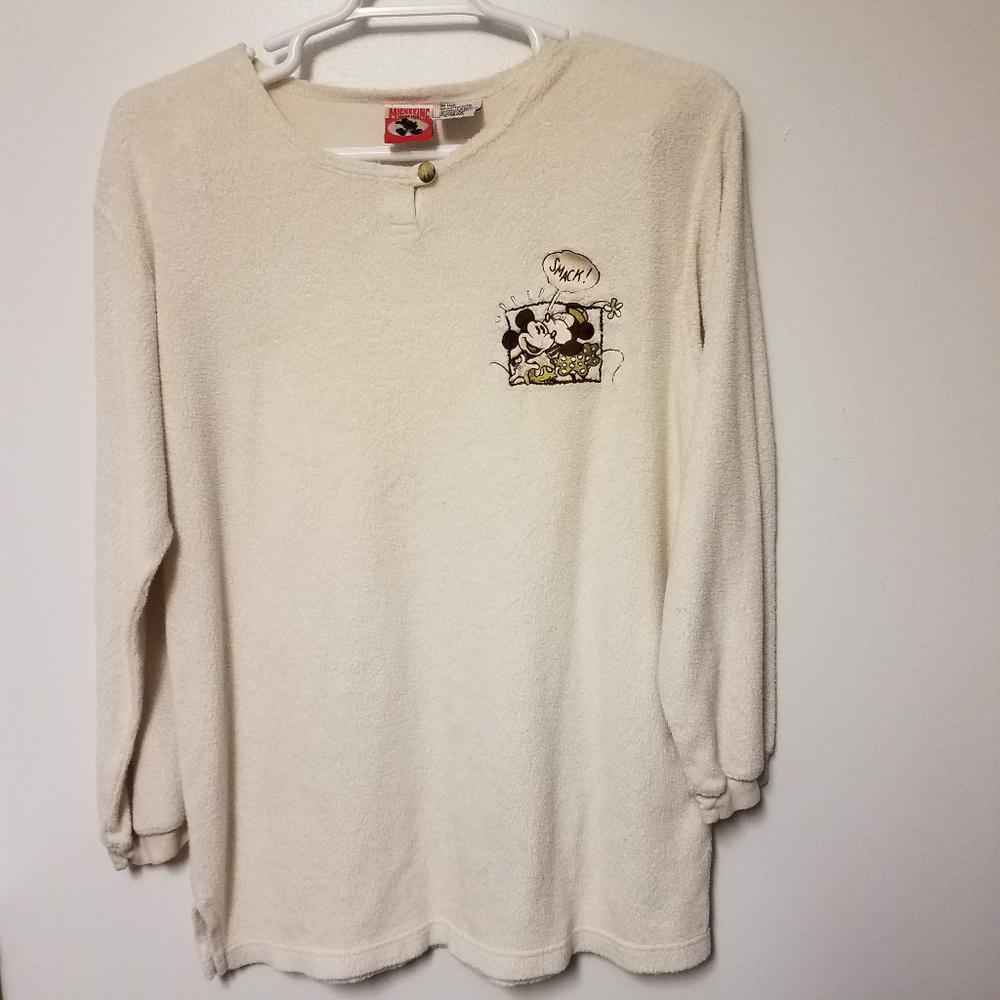Mickey Mouse Sweatshirt Women Size L